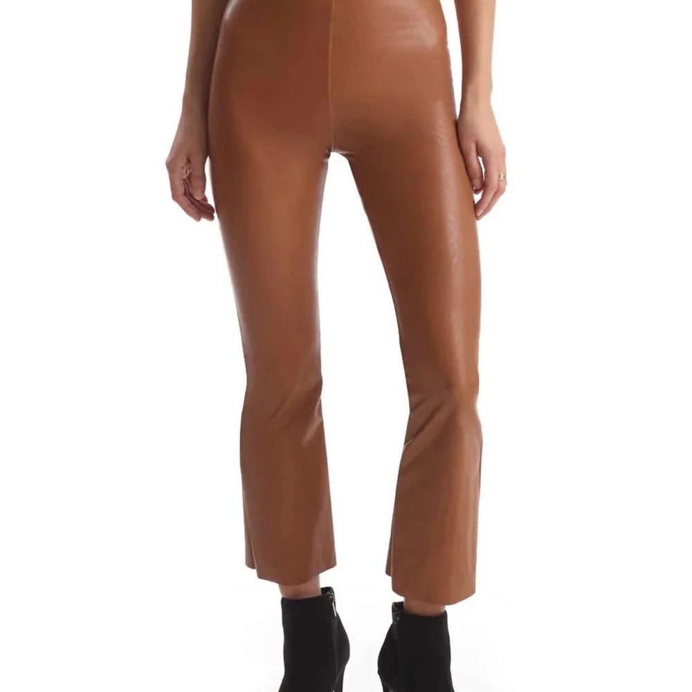 Commando Faux Leather Cropped Flare